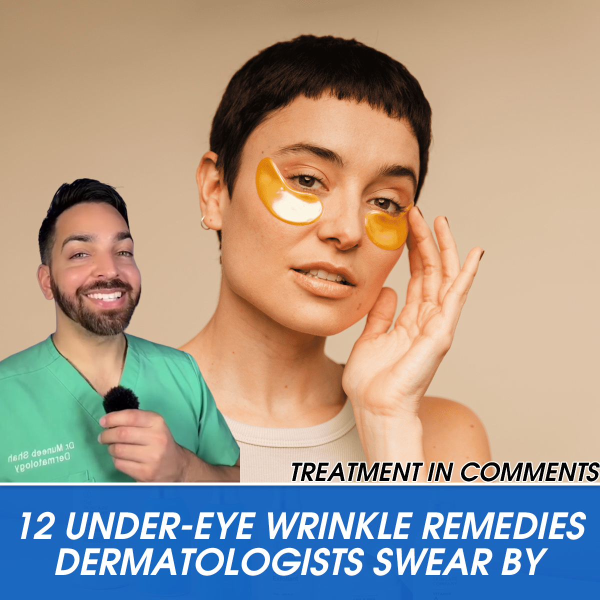 12 Under-Eye Wrinkle Remedies Dermatologists Swear By