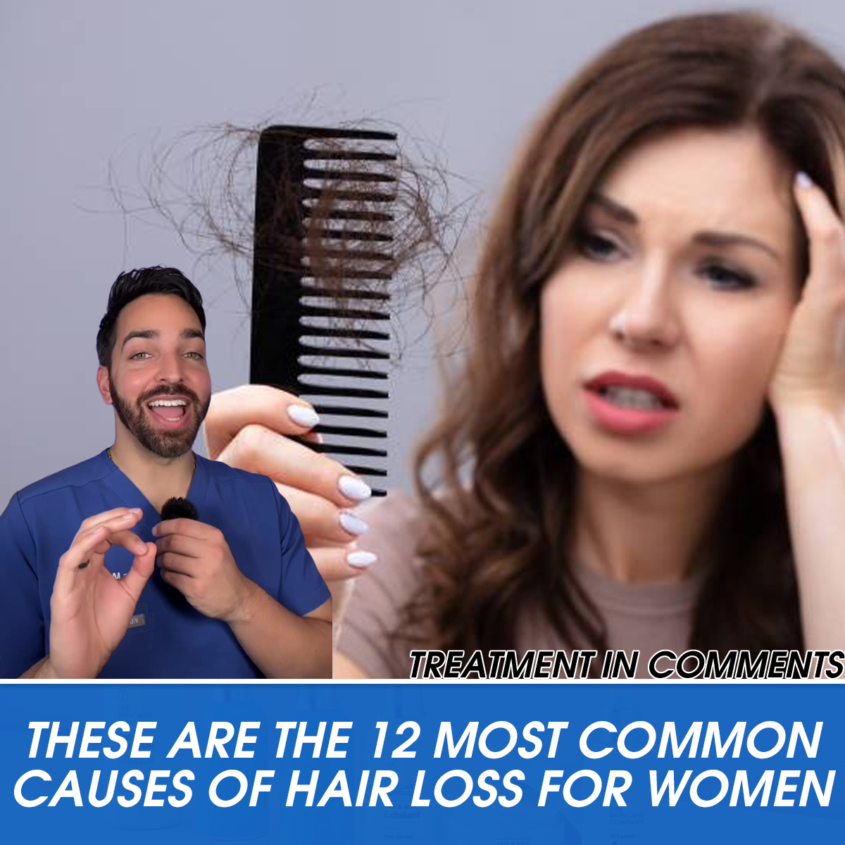 These Are the 12 Most Common Causes of Hair Loss For Women