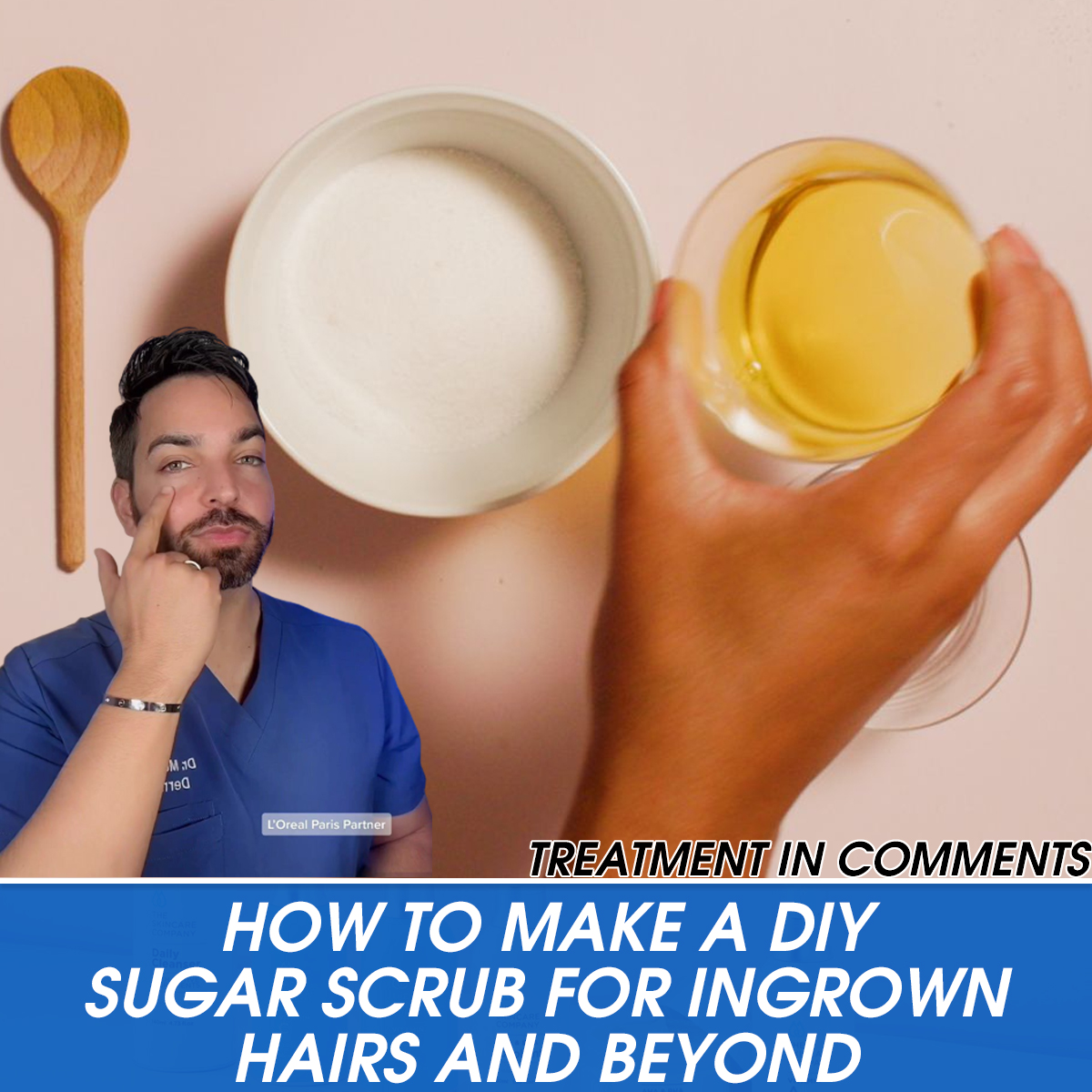 How to Make a DIY Sugar Scrub for Ingrown Hairs and Beyond